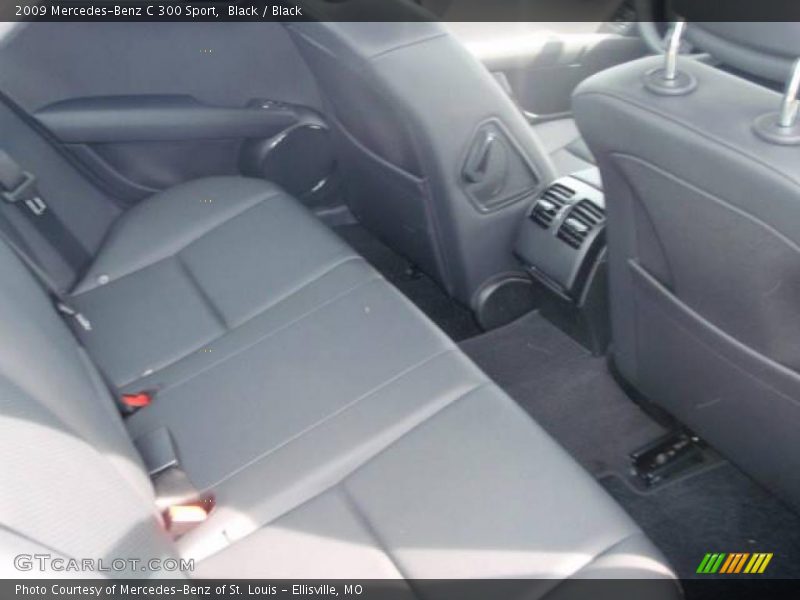 Black / Black 2009 Mercedes-Benz C 300 Sport