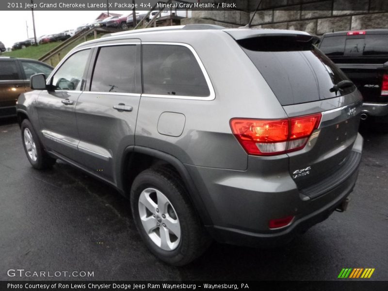 Mineral Gray Metallic / Black 2011 Jeep Grand Cherokee Laredo X Package 4x4