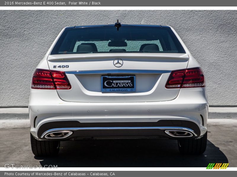 Polar White / Black 2016 Mercedes-Benz E 400 Sedan