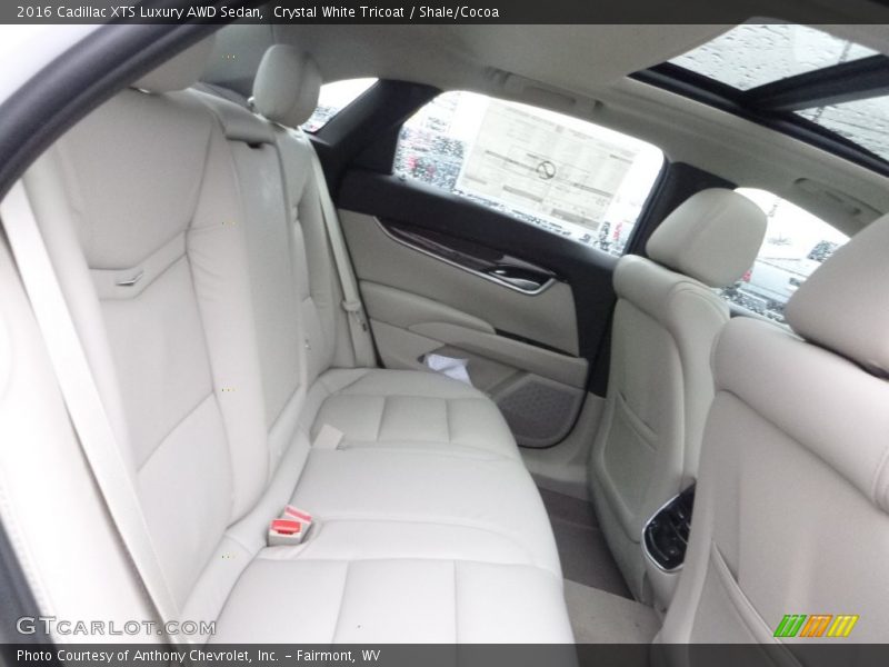 Rear Seat of 2016 XTS Luxury AWD Sedan