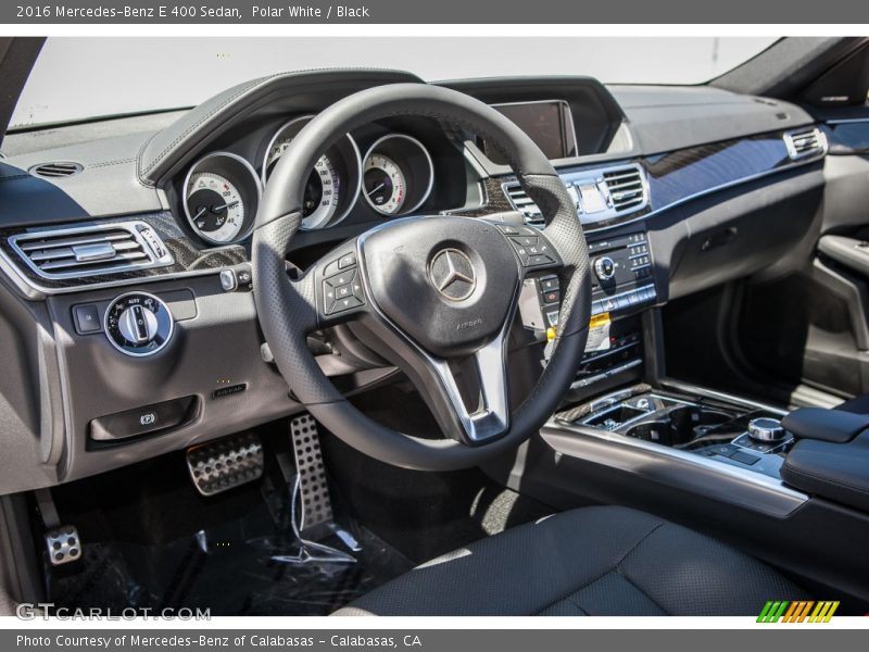 Polar White / Black 2016 Mercedes-Benz E 400 Sedan