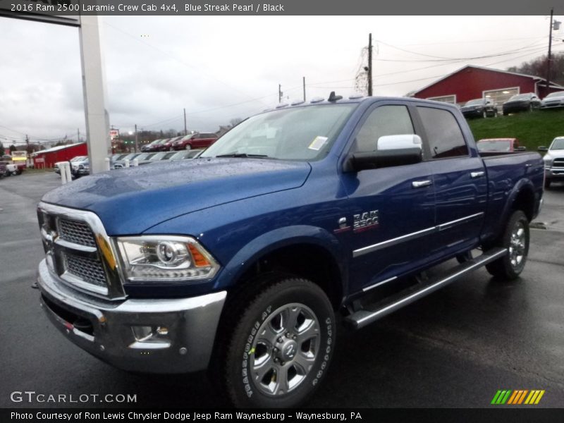 Blue Streak Pearl / Black 2016 Ram 2500 Laramie Crew Cab 4x4