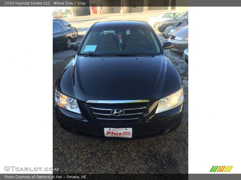 Willow Gray / Gray 2009 Hyundai Sonata GLS