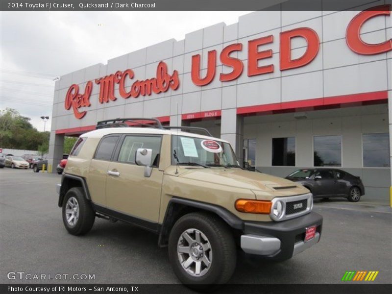 Quicksand / Dark Charcoal 2014 Toyota FJ Cruiser