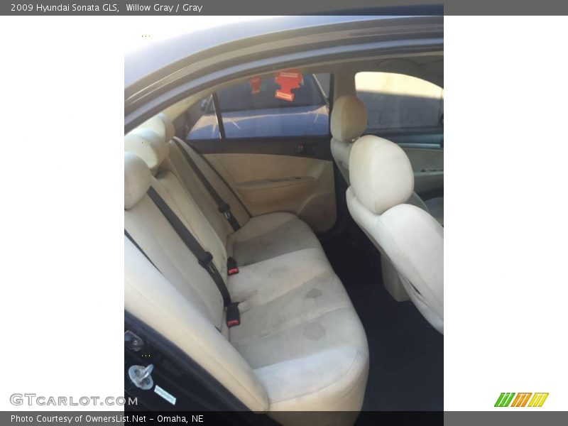 Willow Gray / Gray 2009 Hyundai Sonata GLS