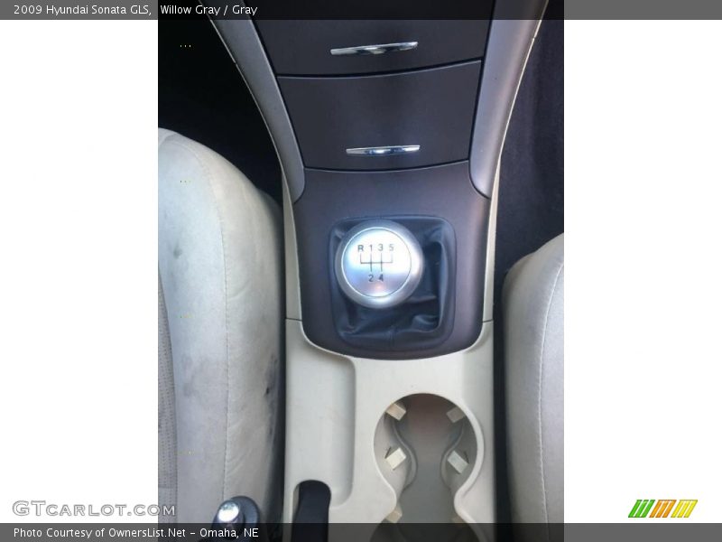 Willow Gray / Gray 2009 Hyundai Sonata GLS