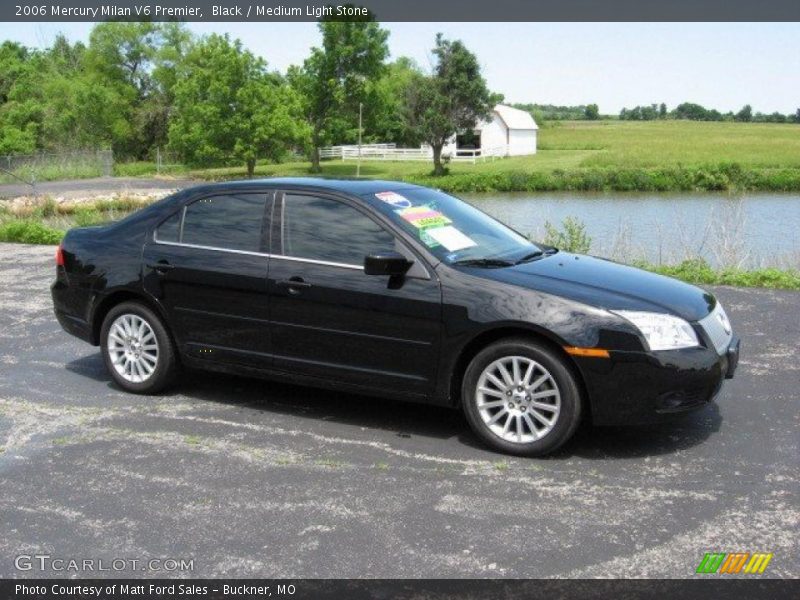 Black / Medium Light Stone 2006 Mercury Milan V6 Premier