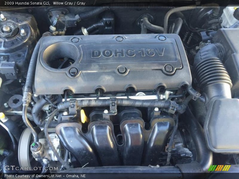 Willow Gray / Gray 2009 Hyundai Sonata GLS
