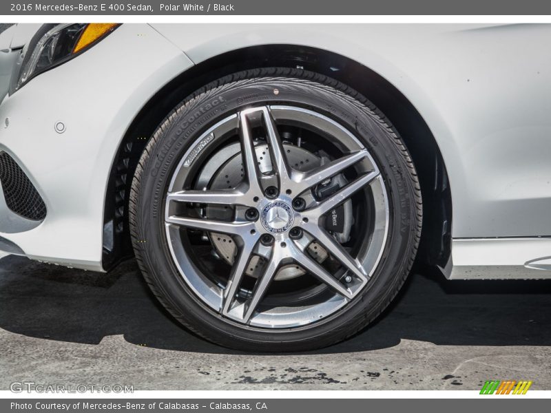 Polar White / Black 2016 Mercedes-Benz E 400 Sedan