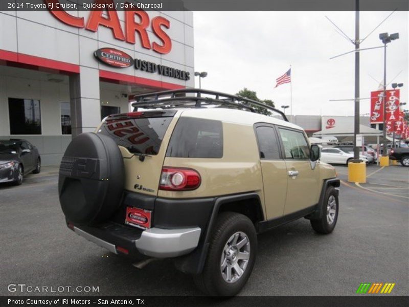 Quicksand / Dark Charcoal 2014 Toyota FJ Cruiser