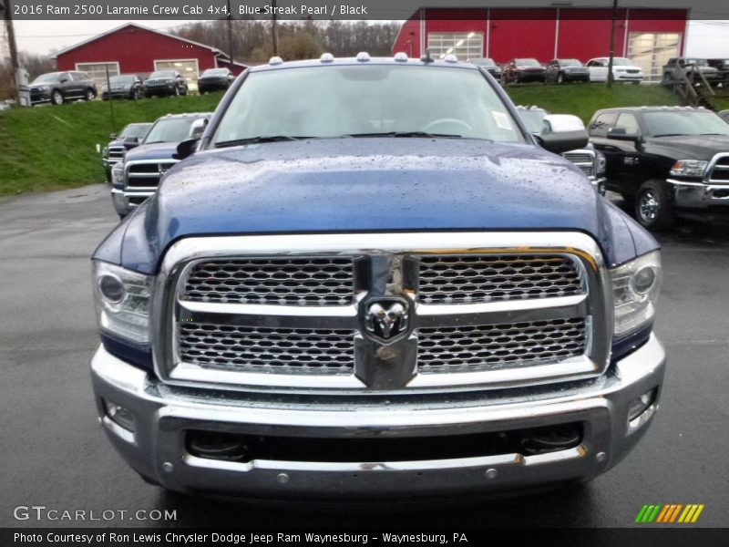 Blue Streak Pearl / Black 2016 Ram 2500 Laramie Crew Cab 4x4