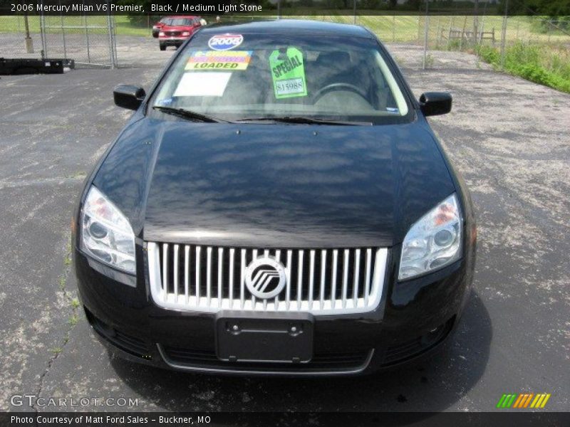 Black / Medium Light Stone 2006 Mercury Milan V6 Premier