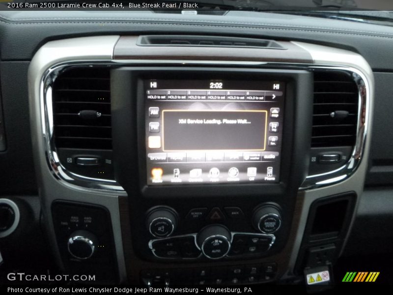 Blue Streak Pearl / Black 2016 Ram 2500 Laramie Crew Cab 4x4