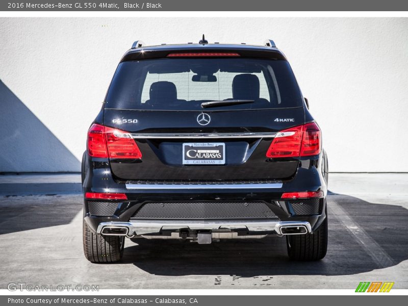 Black / Black 2016 Mercedes-Benz GL 550 4Matic