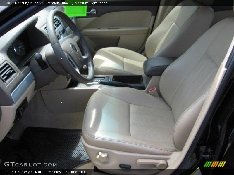 Black / Medium Light Stone 2006 Mercury Milan V6 Premier