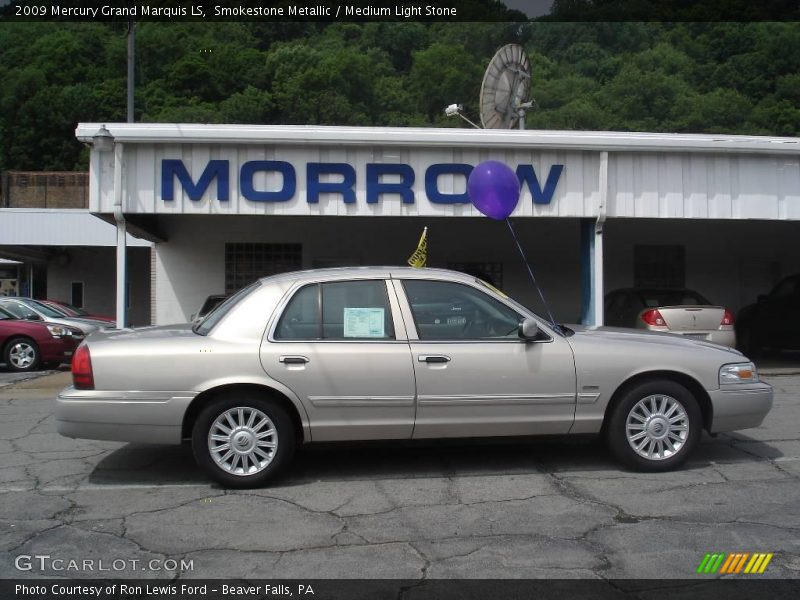 Smokestone Metallic / Medium Light Stone 2009 Mercury Grand Marquis LS