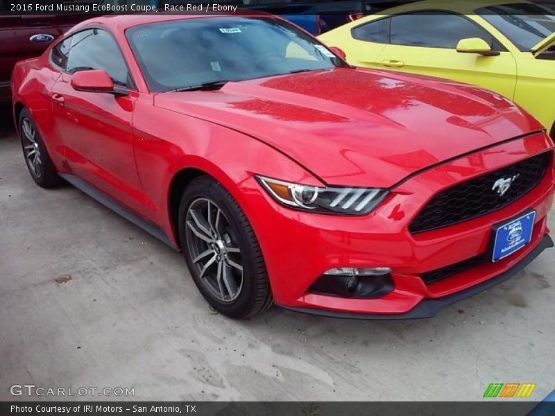 Race Red / Ebony 2016 Ford Mustang EcoBoost Coupe
