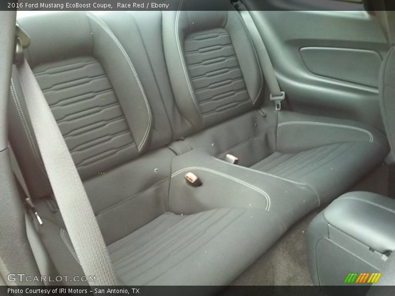 Rear Seat of 2016 Mustang EcoBoost Coupe