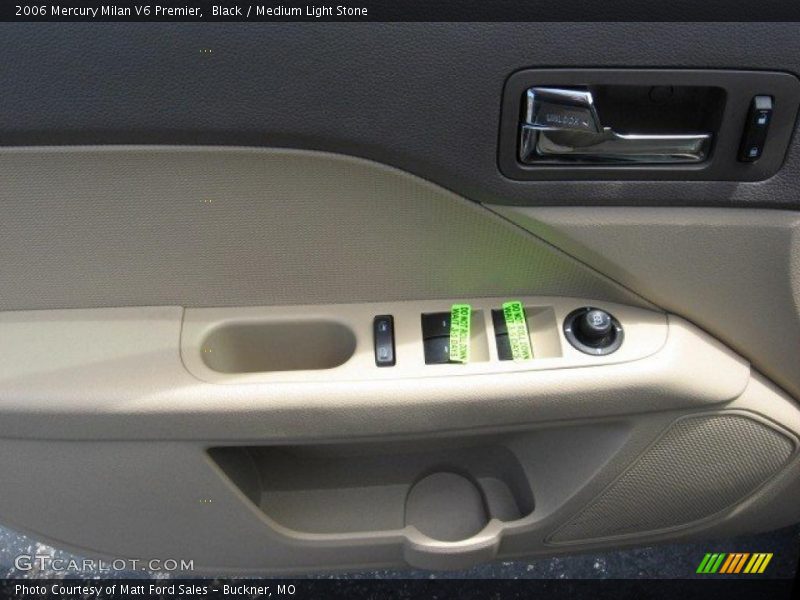 Black / Medium Light Stone 2006 Mercury Milan V6 Premier
