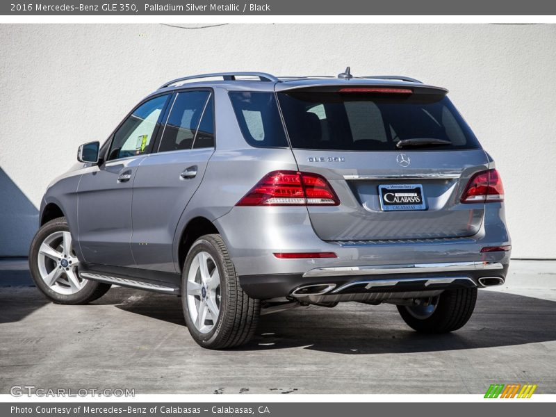 Palladium Silver Metallic / Black 2016 Mercedes-Benz GLE 350