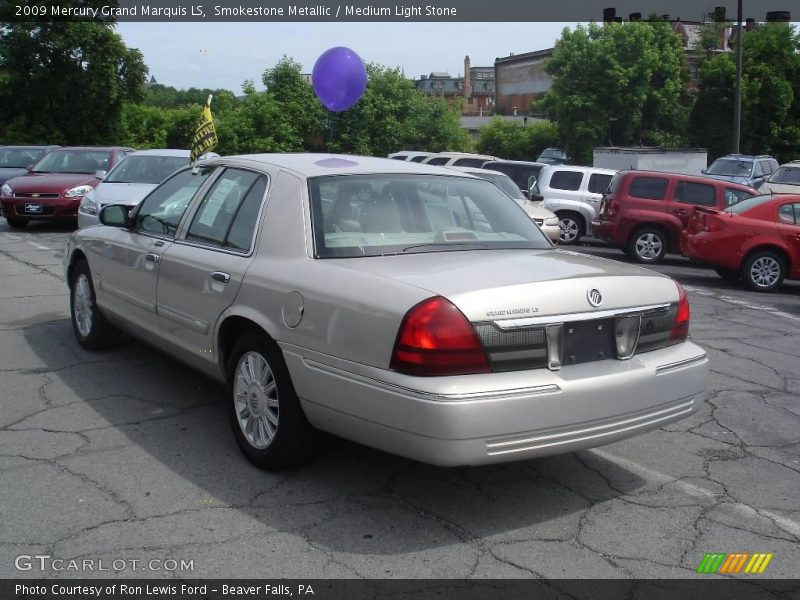 Smokestone Metallic / Medium Light Stone 2009 Mercury Grand Marquis LS