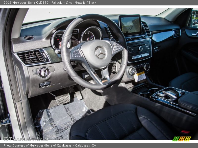 Palladium Silver Metallic / Black 2016 Mercedes-Benz GLE 350
