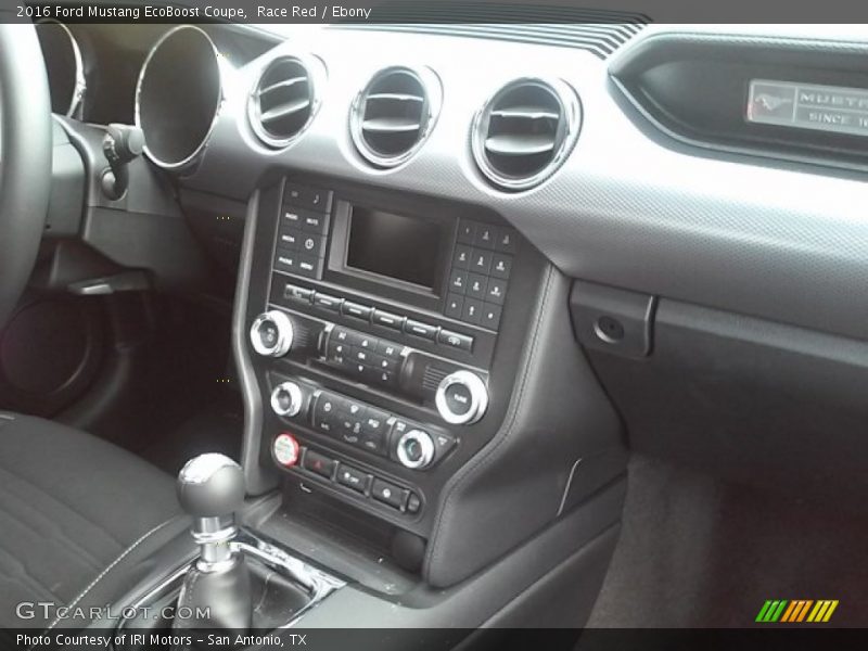 Controls of 2016 Mustang EcoBoost Coupe