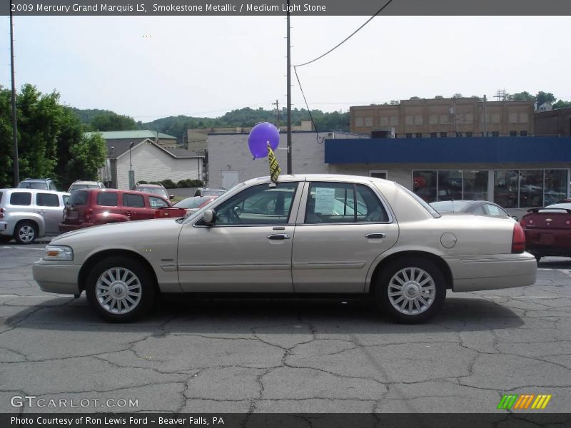 Smokestone Metallic / Medium Light Stone 2009 Mercury Grand Marquis LS