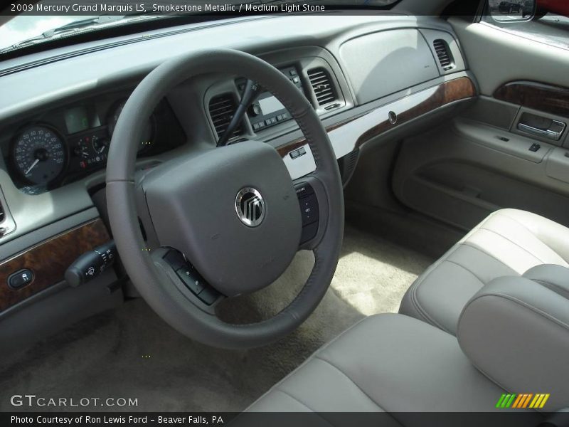 Smokestone Metallic / Medium Light Stone 2009 Mercury Grand Marquis LS