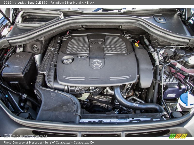 Palladium Silver Metallic / Black 2016 Mercedes-Benz GLE 350