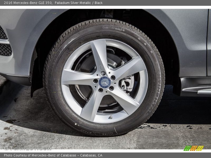 Palladium Silver Metallic / Black 2016 Mercedes-Benz GLE 350