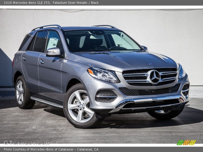 Palladium Silver Metallic / Black 2016 Mercedes-Benz GLE 350