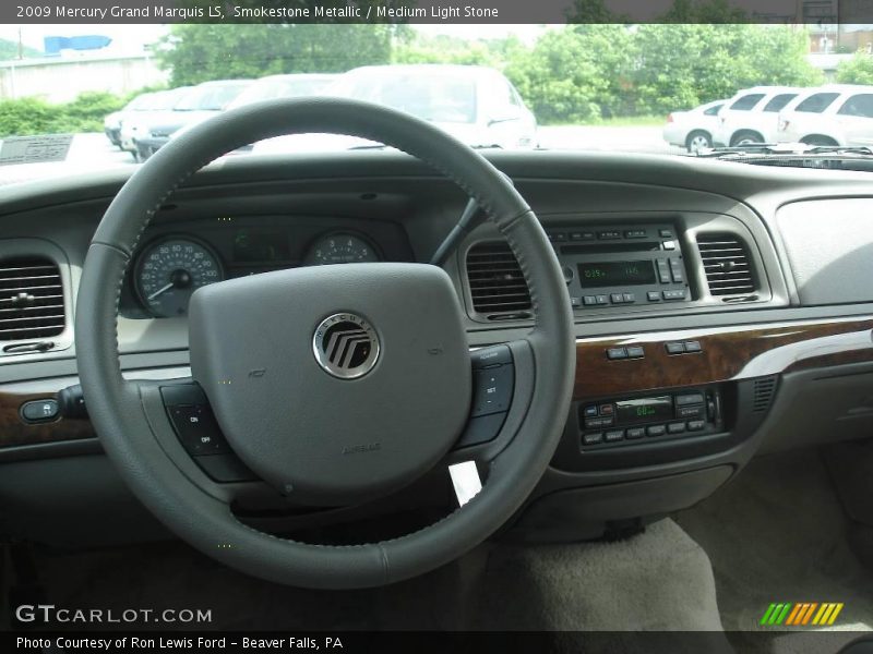 Smokestone Metallic / Medium Light Stone 2009 Mercury Grand Marquis LS