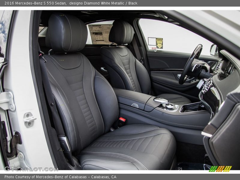 Front Seat of 2016 S 550 Sedan