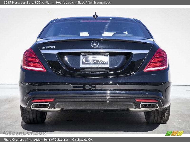 Black / Nut Brown/Black 2015 Mercedes-Benz S 550e Plug-In Hybrid Sedan