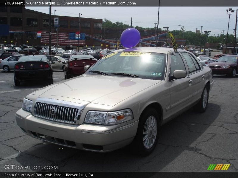 Smokestone Metallic / Medium Light Stone 2009 Mercury Grand Marquis LS