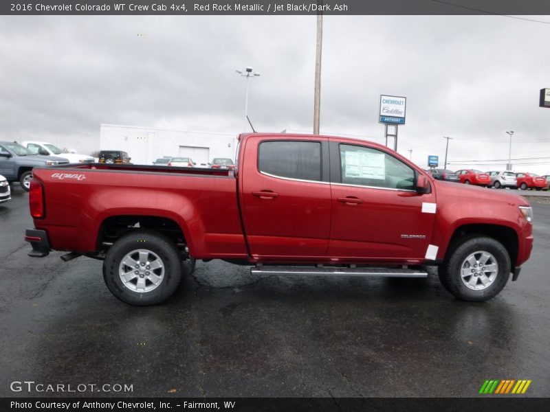 Red Rock Metallic / Jet Black/Dark Ash 2016 Chevrolet Colorado WT Crew Cab 4x4