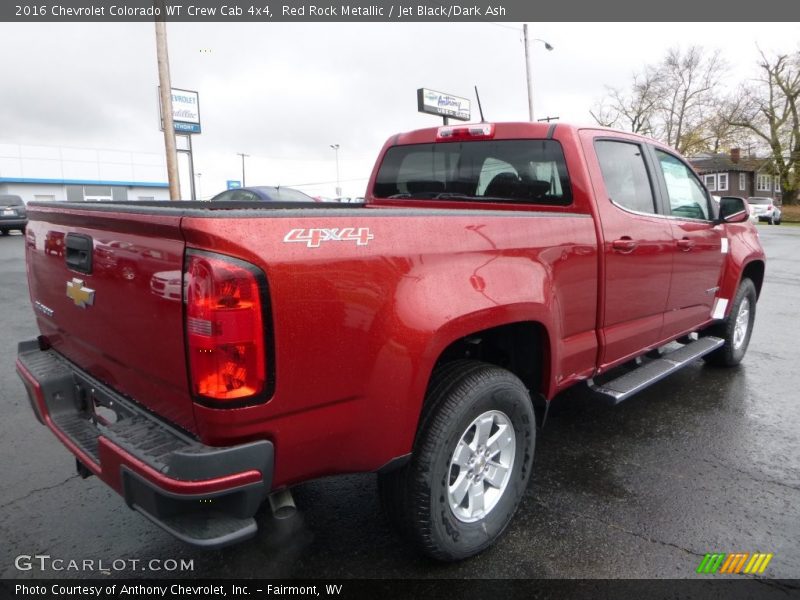 Red Rock Metallic / Jet Black/Dark Ash 2016 Chevrolet Colorado WT Crew Cab 4x4