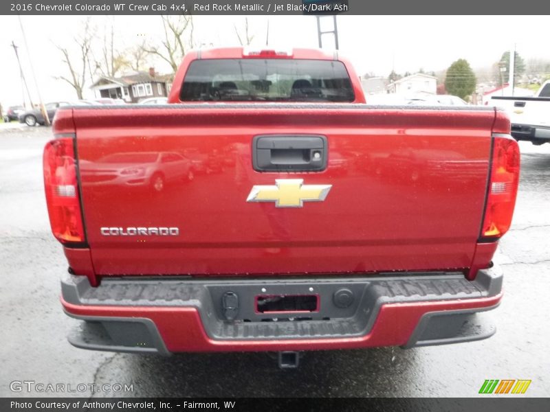 Red Rock Metallic / Jet Black/Dark Ash 2016 Chevrolet Colorado WT Crew Cab 4x4