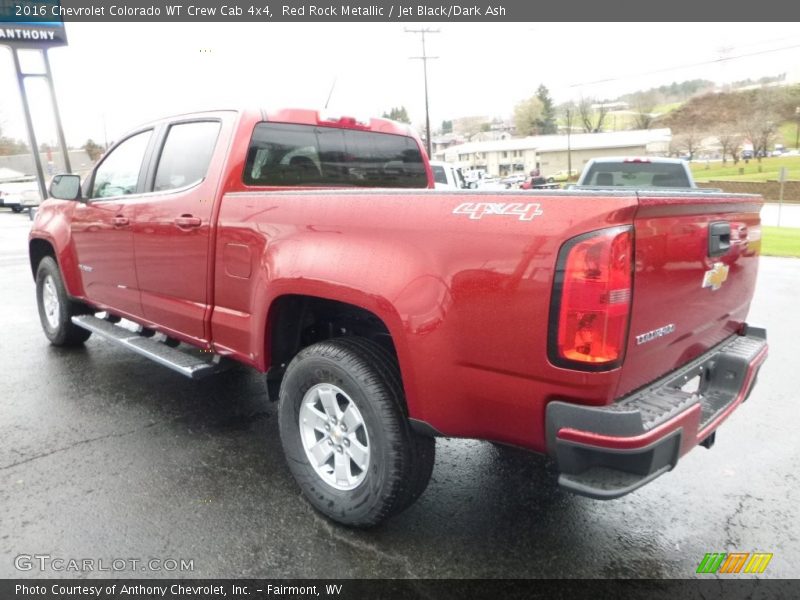 Red Rock Metallic / Jet Black/Dark Ash 2016 Chevrolet Colorado WT Crew Cab 4x4