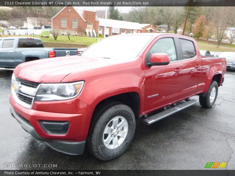 Red Rock Metallic / Jet Black/Dark Ash 2016 Chevrolet Colorado WT Crew Cab 4x4
