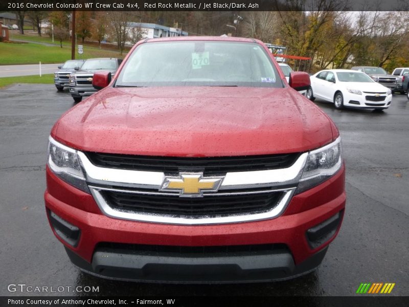 Red Rock Metallic / Jet Black/Dark Ash 2016 Chevrolet Colorado WT Crew Cab 4x4