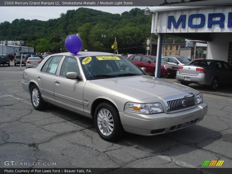 Smokestone Metallic / Medium Light Stone 2009 Mercury Grand Marquis LS