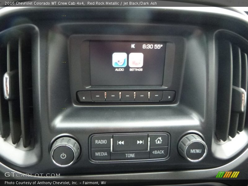 Red Rock Metallic / Jet Black/Dark Ash 2016 Chevrolet Colorado WT Crew Cab 4x4