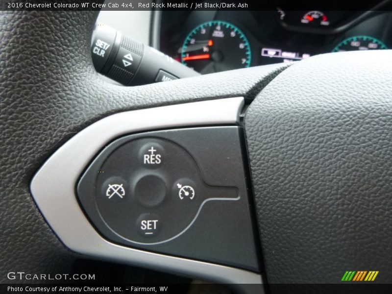 Red Rock Metallic / Jet Black/Dark Ash 2016 Chevrolet Colorado WT Crew Cab 4x4