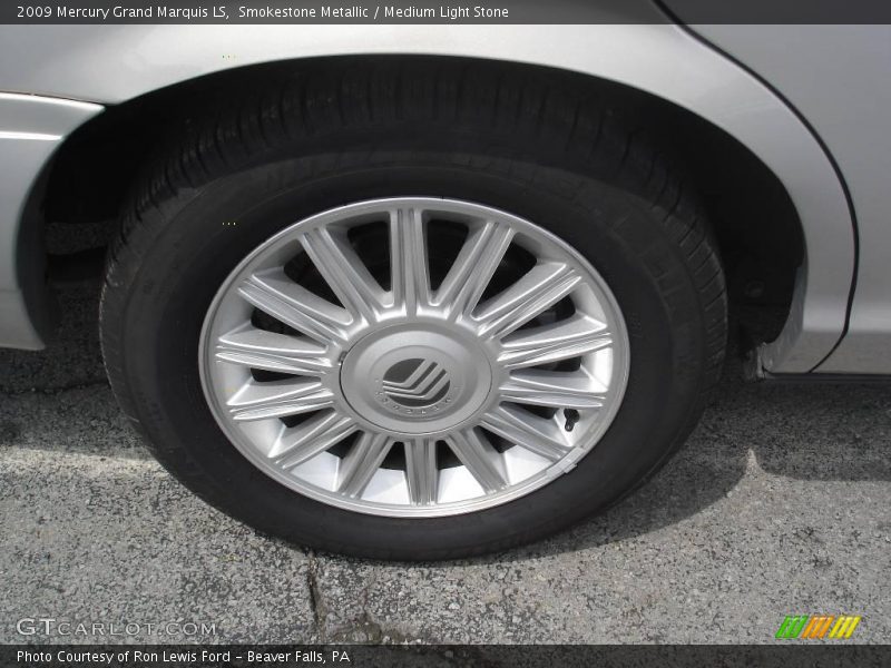 Smokestone Metallic / Medium Light Stone 2009 Mercury Grand Marquis LS