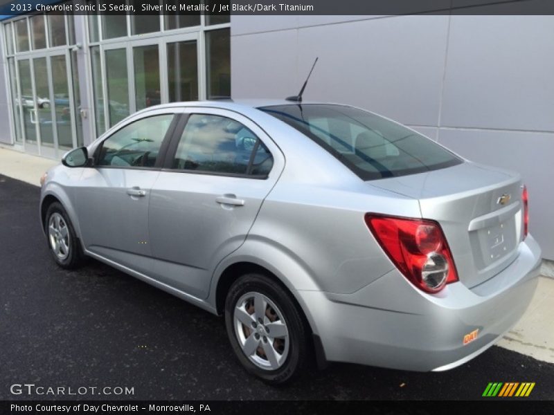 Silver Ice Metallic / Jet Black/Dark Titanium 2013 Chevrolet Sonic LS Sedan