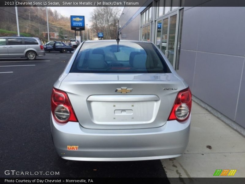 Silver Ice Metallic / Jet Black/Dark Titanium 2013 Chevrolet Sonic LS Sedan
