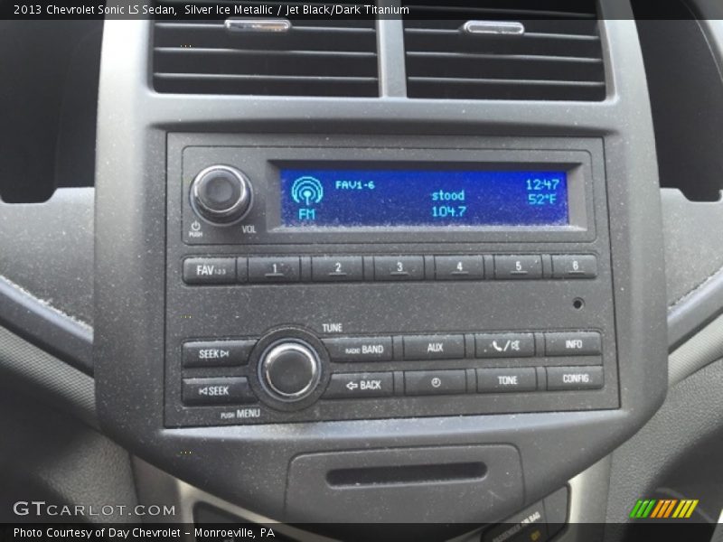 Silver Ice Metallic / Jet Black/Dark Titanium 2013 Chevrolet Sonic LS Sedan