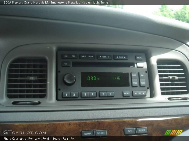 Smokestone Metallic / Medium Light Stone 2009 Mercury Grand Marquis LS